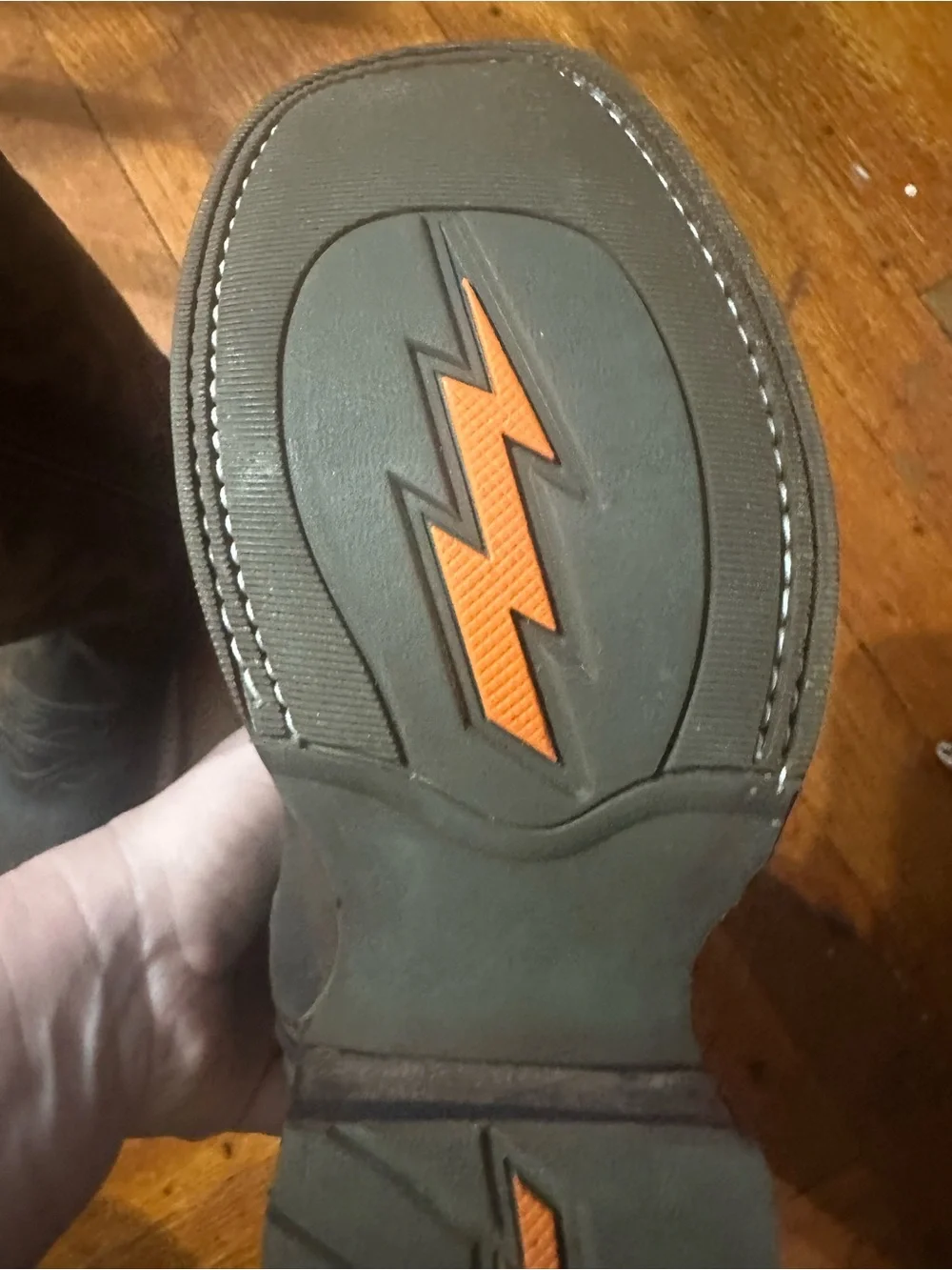 Cody James Boy’s Brown Leather Cowboy Boots Size 1D